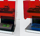 System combination IMAGING‐PAM MAXI Version with Adapter IMAG‐MAX/GWK1 on Gas‐Exchange Chamber 3010‐GWK1.