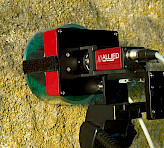 M-Series MINI version with IMAG-MIN/BK Leaf Holder mounted on tripod.
