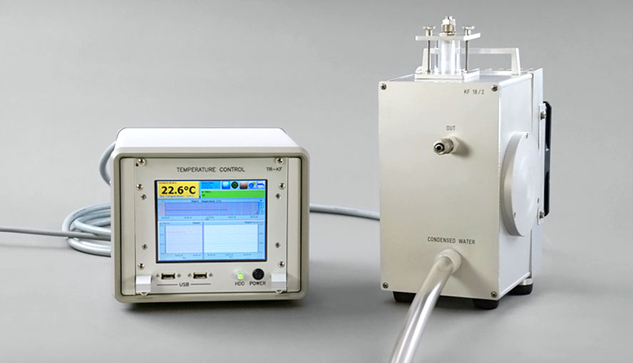 Cold Trap KF-18/2B with Temperature Controller TR-KF-18 (maximum gas flow 6 l/min)