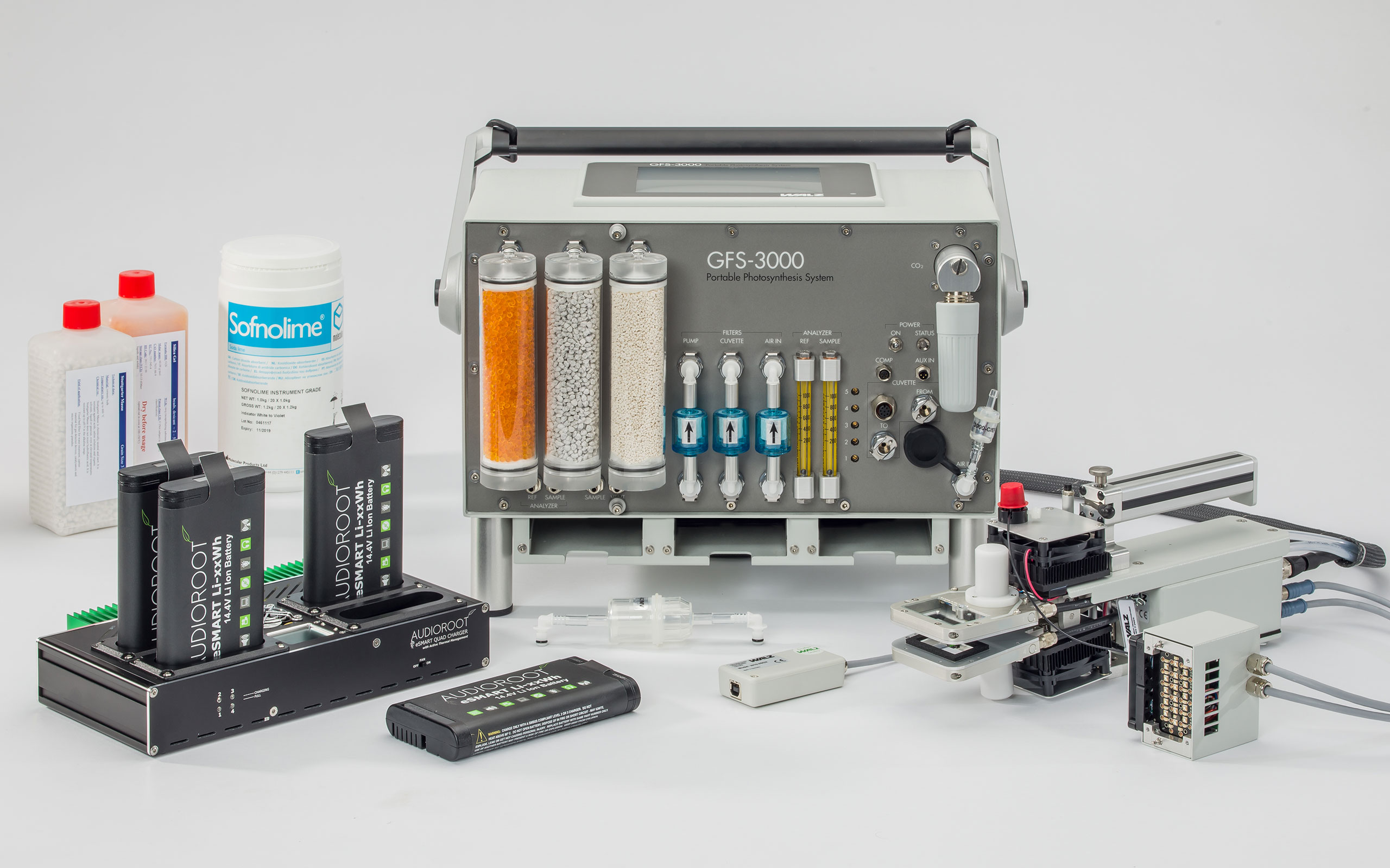System Package GFS-3000FL (includes LED-Array/PAM-Fluorometer 3056-FL).