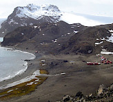 Monitoring of lichen photosynthesis: Livinston Island base camp, Antarctica.<br />Photography by courtesy of Rolf Gademann.