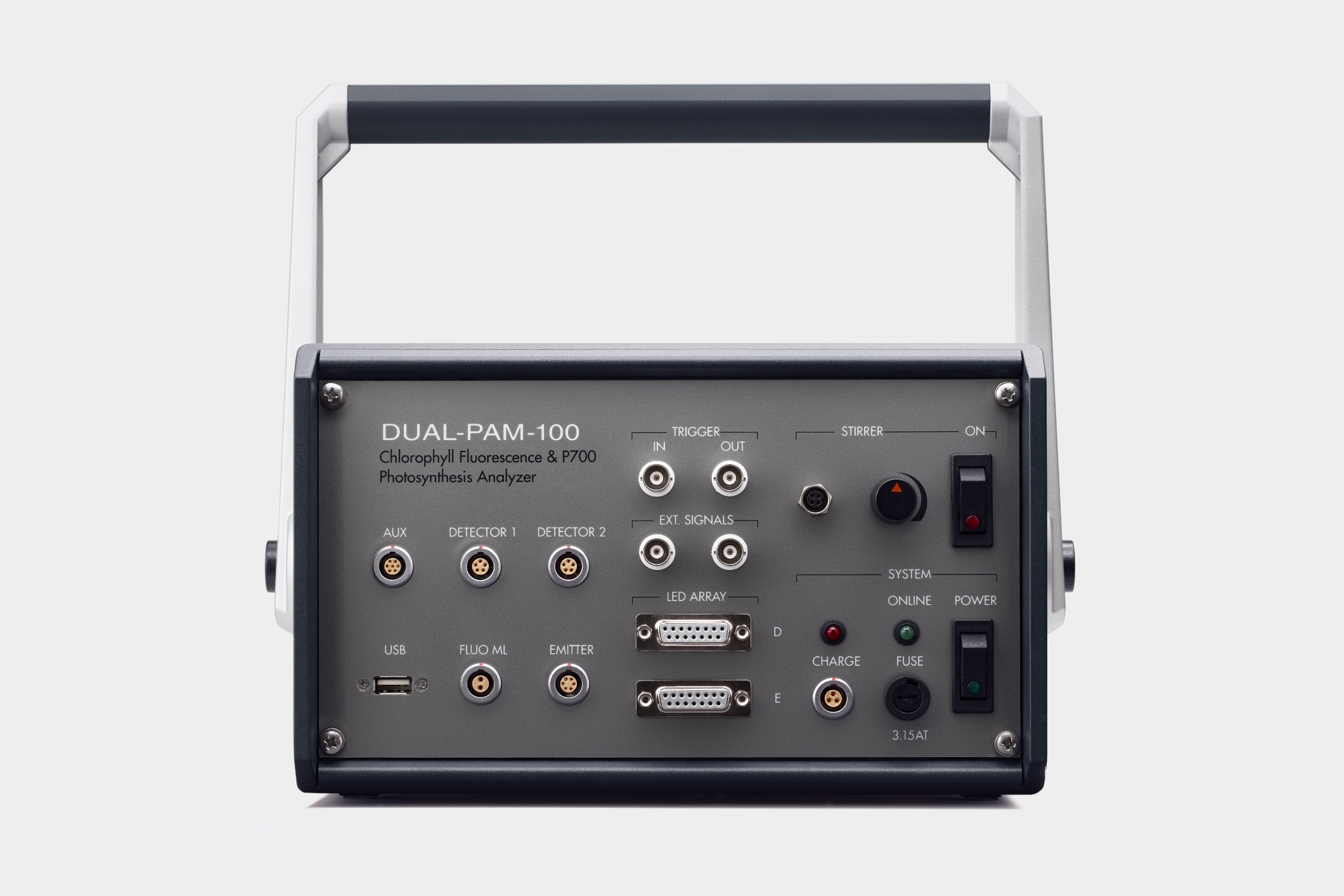 P700 & Chlorophyll Fluorescence Measuring System.